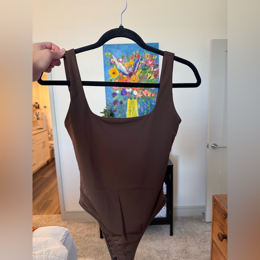 2 Brown Bodysuits (Light & Dark Brown)